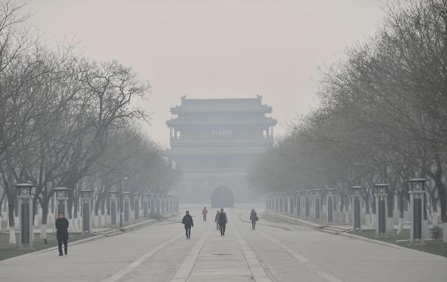 지난 12월 9일 중국 베이징(北京)을 엄습한 스모그